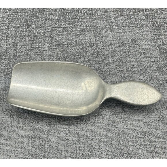 Vintage Pewter Scoop Stieff Williamsburg 4 ¾” Apothecary Ice Tea Sugar Caddy - Picture 1 of 10